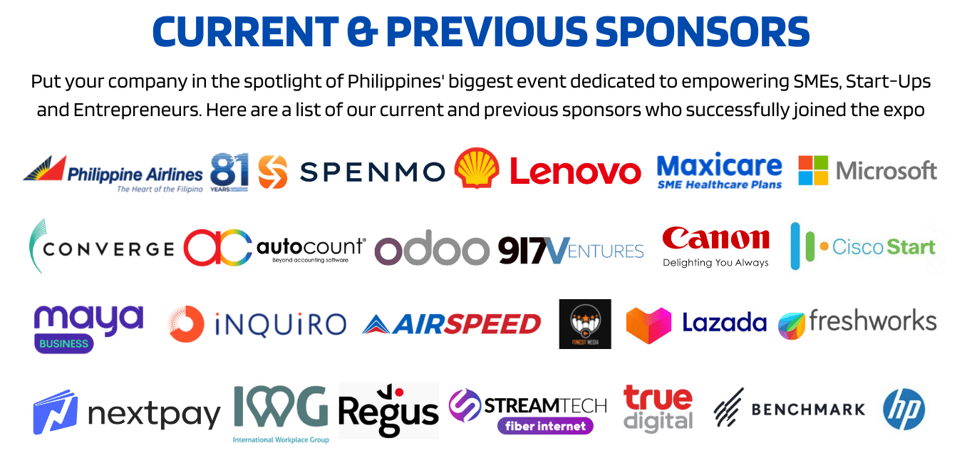 Current and Previous Sponsors 