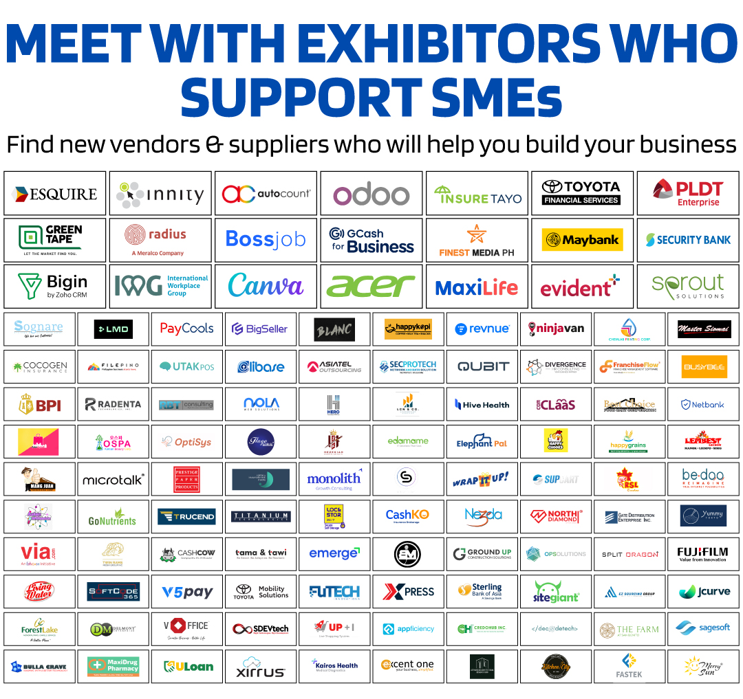 Meet with Exhibitors that support SMEs